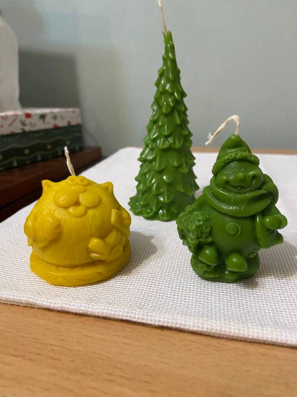 Свічка ялинка Кіт Гномphoto_2024-12-08_14-31-25